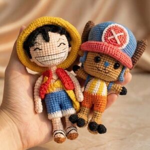 🧶Handmade with love: Cute Crochet Chopper from One Piece